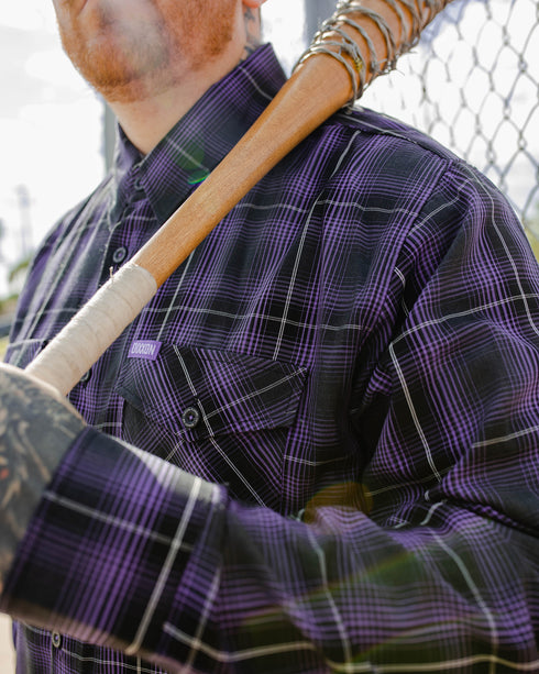 BIG LEAGUE BAMBOO LONG SLEEVE BUTTON UP - MENS